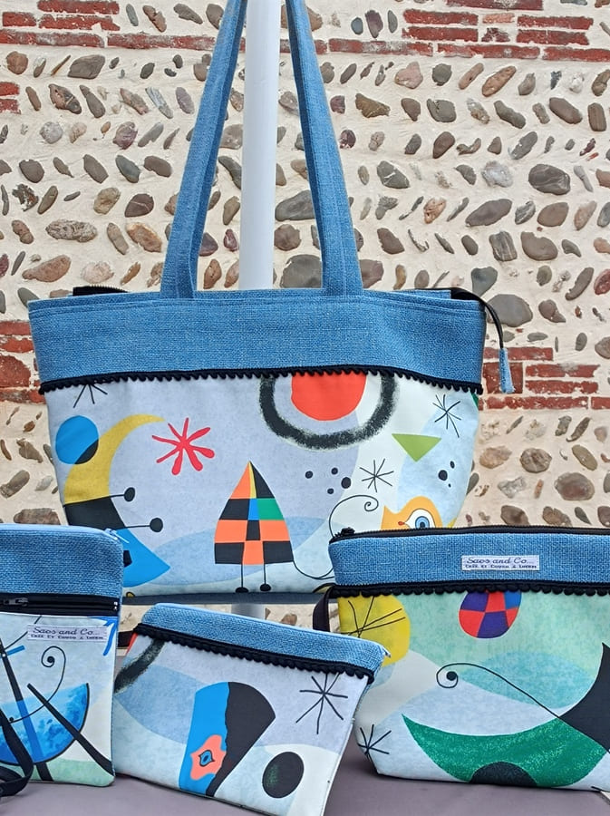 Sacs réalisés par Céline Bernard